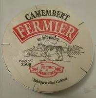 Cantidad de azúcar en Camembert fermier au lait entier
