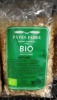 Sucre et nutriments contenus dans Pates fabre