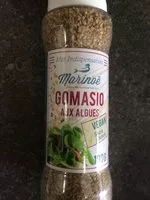 Sokerin määrä sisällä Gomasio aux Algues