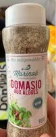 Sokerin määrä sisällä Gomasio aux algues
