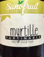 Jumlah gula yang masuk Myrtille tartinable