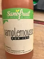 Jumlah gula yang masuk Jus de pamplemousse