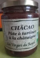 Jumlah gula yang masuk Pate a Tartiner Chataigne Chacao