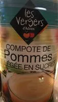 Sucre et nutriments contenus dans Les vergers d adrien