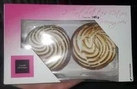 Suhkru kogus sees 2 tartelettes citron meringuées