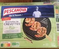 İçindeki şeker miktarı Brochette de crevettes Bio