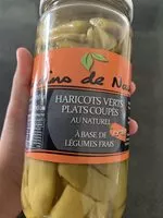 चीनी की मात्रा HARICOTS VERTS PLATS 360G