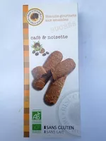 Zuckermenge drin Biscuits gourmets aux amandes, café & noisette