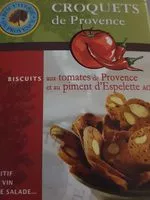 Zuckermenge drin Biscuits aux Tomates de Provence et au piment d'Espelette