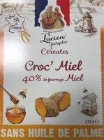 Sucre et nutriments contenus dans Lucien georgelin cereales