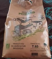 चीनी की मात्रा Farine de blé bio T65