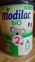 Cantidad de azúcar en Modilac Bio 2