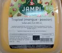 Sucre et nutriments contenus dans Jampi bio