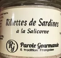 Jumlah gula yang masuk Rillettes de sardines à la Salicorne