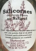 入っている砂糖の量 Salicornes des marais salants au naturel