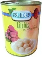 Zuckermenge drin Litchis Dénoyautés Au Sirop Léger