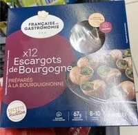 İçindeki şeker miktarı Escargots de bourgogne