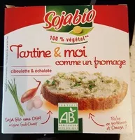 Quantité de sucre dans Tartine & moi comme un fromage Ciboulette & échalote Tofu