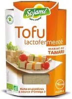 İçindeki şeker miktarı Tofu lactofermenté mariné au tamari