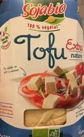 Quantité de sucre dans Tofu Extra Nature Sojabio