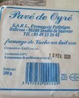 Sucre et nutriments contenus dans Fromagerie petitsigne