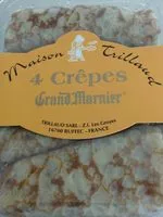 Suhkru kogus sees Crêpes Grand Marnier