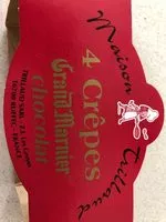 Suhkru kogus sees 4 Crêpes Grand Marnier Chocolat