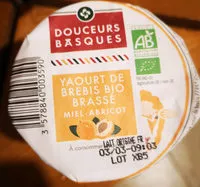 入っている砂糖の量 Yaourt de brebis bio brassé miel abricot