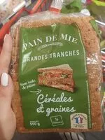 Suhkru kogus sees Pain de mie céréales et graines