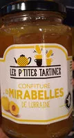 Sucre et nutriments contenus dans Les p tites tartines