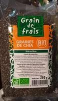 Сахар и питательные вещества в Grain de frais