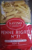 Amount of sugar in Penne rigate