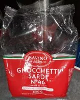 Amount of sugar in Gnocchetti sardine n° 46