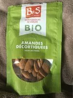चीनी की मात्रा Amandes décortiquées