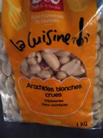 Quantité de sucre dans Arachides blanches crues