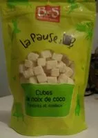 Noix de coco en cubes