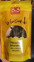 Quantité de sucre dans Pistaches émondées