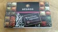 Sucre et nutriments contenus dans Bedros