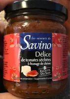 Amount of sugar in Delice de tomates sechees