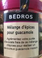 Suhkru kogus sees Le mélange guacamole