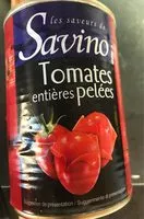 Amount of sugar in Tomates entieres pelees