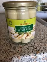 Cantidad de azúcar en Coeurs de palmier entiers