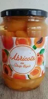 入っている砂糖の量 Abricots au sirop léger