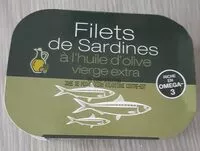 Zuckermenge drin Filets de Sardines à l'huile d'olive vierge extra