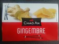 Jumlah gula yang masuk Gingembre Deshydraté Chao'an