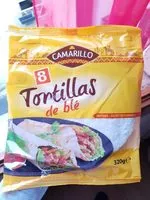 Quantité de sucre dans Tortillas de Farine