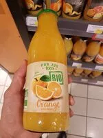 Suhkru kogus sees Jus d'orange bio avec pulpe