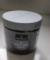 Suhkru kogus sees Poivre noir grains