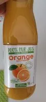 Quantité de sucre dans Orange jus 100 pur jus