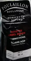 Amount of sugar in Moricette nature rosette label rouge